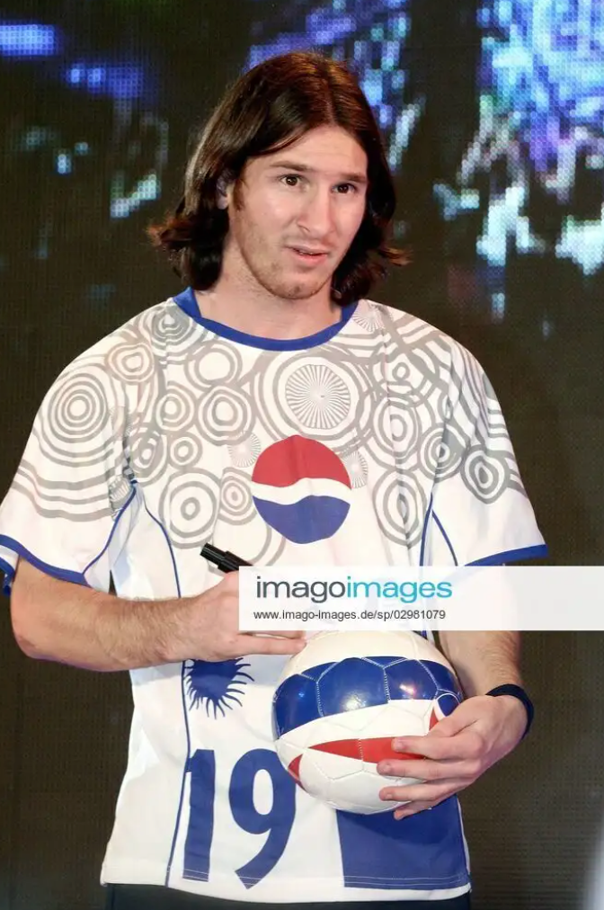 Jersey Pepsi Messi 2007 Vintage - XL