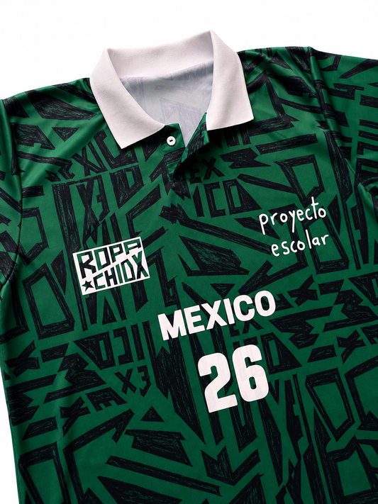 Proyecto Escolar México Jersey - Verde