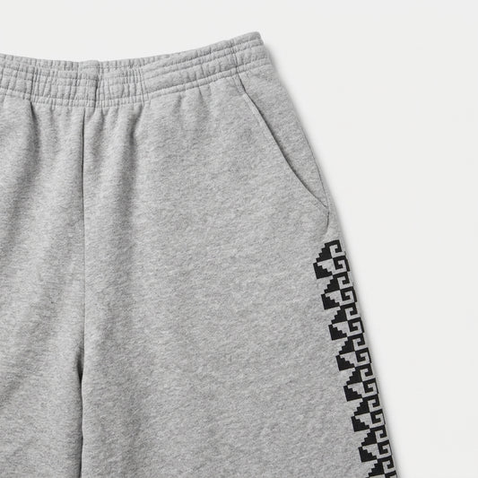 Stepped Baggy Shorts - Grey