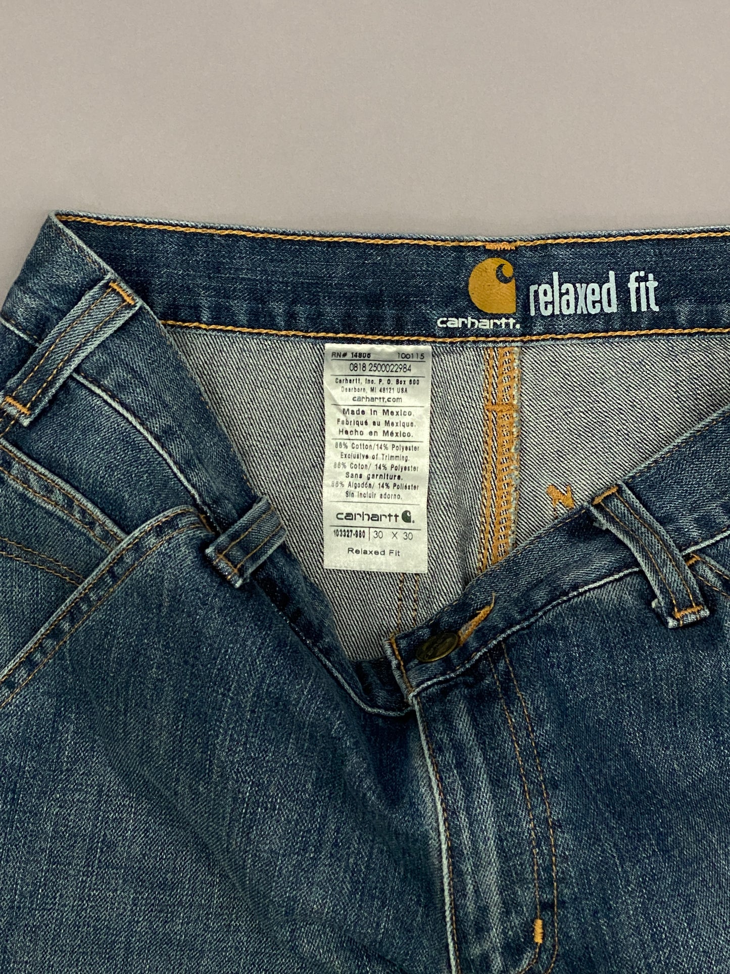 Pantalones Carhartt Jeans Carpenter - 30 x 30