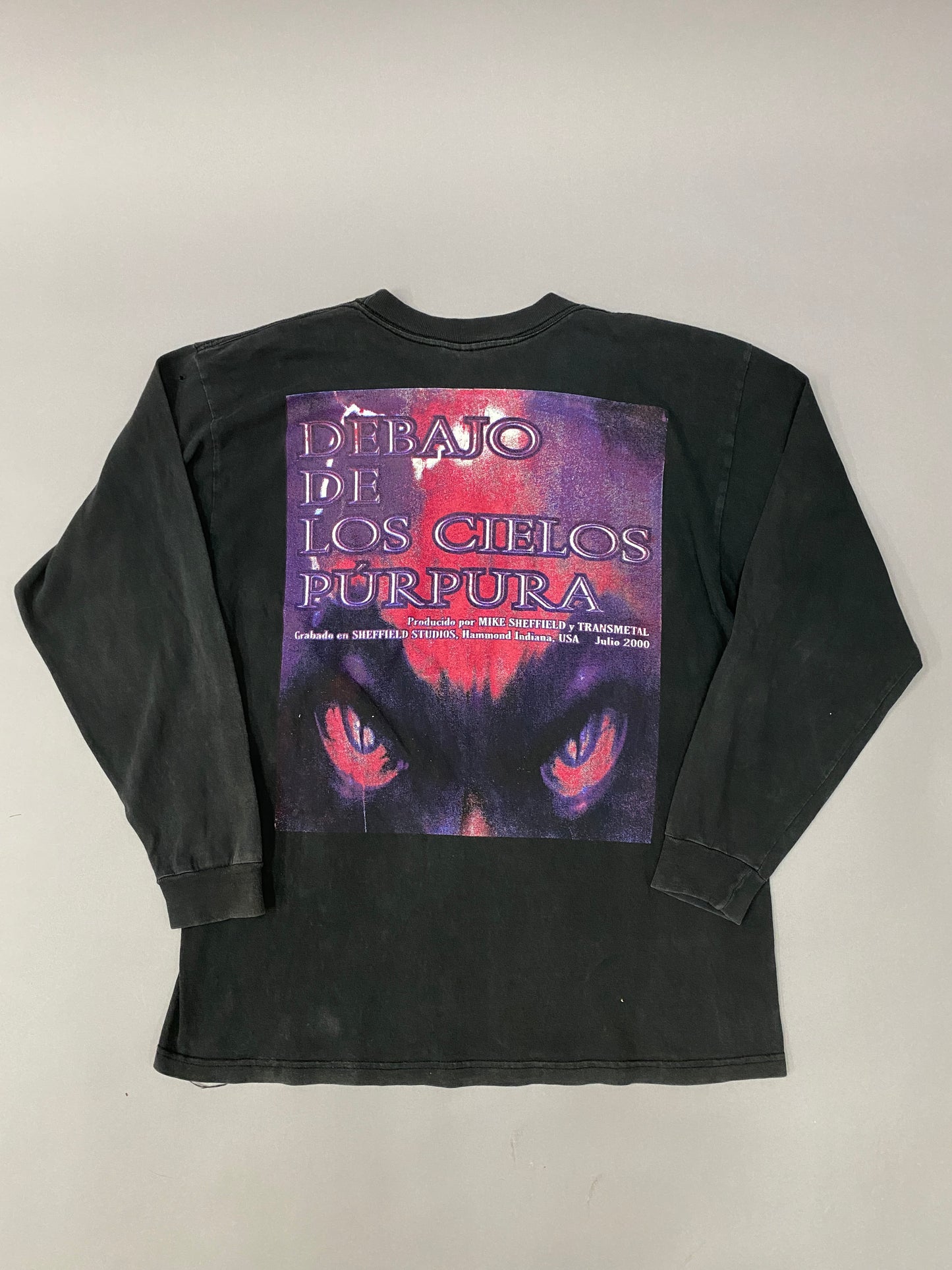 Transmetal 2001 T-shirt "Under Purple Skies"