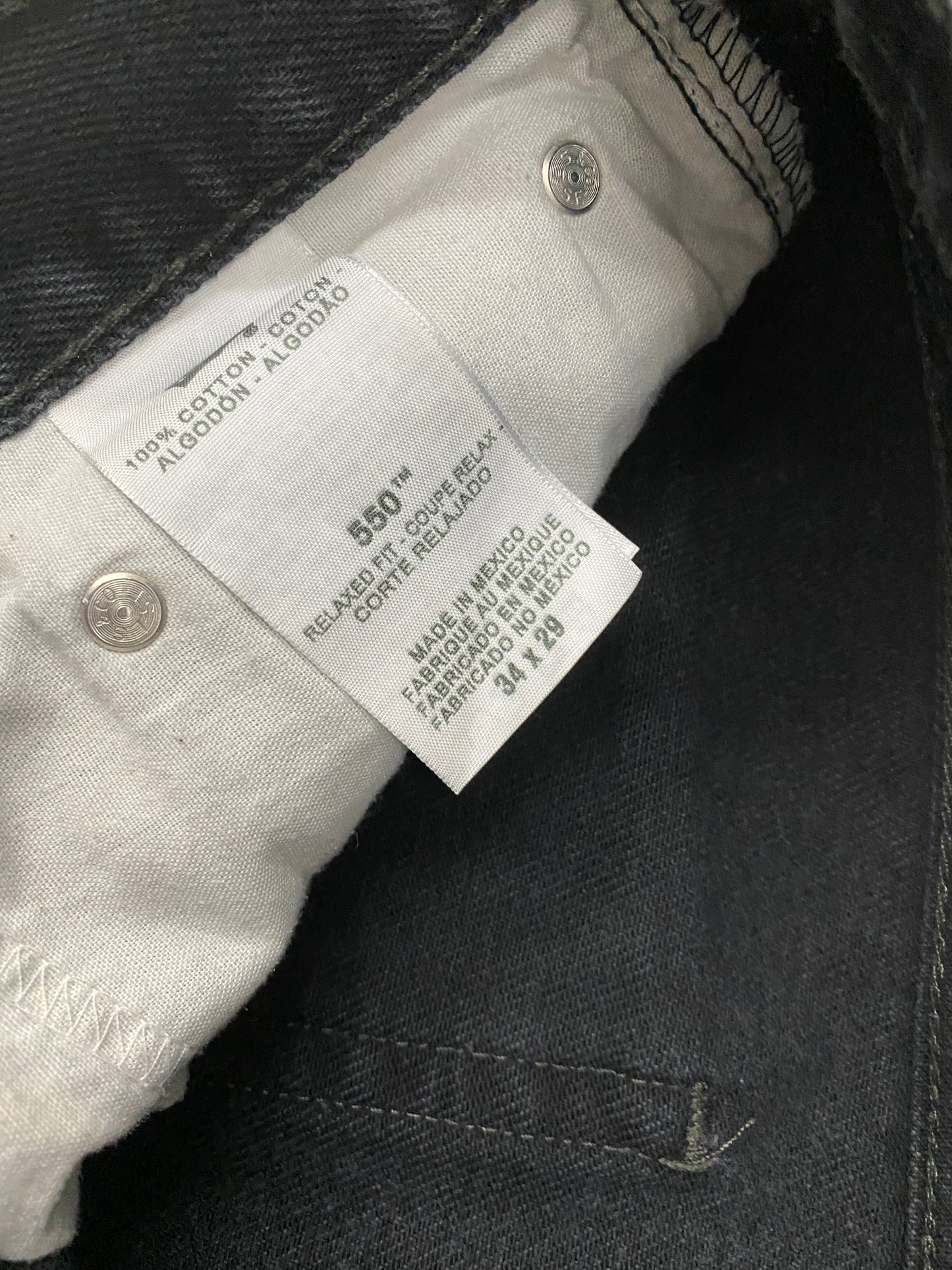 Jeans Levis 550 - 34 x 29