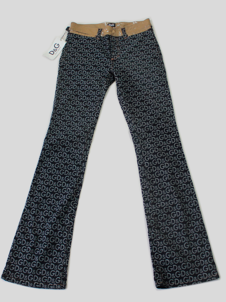 Dolce Gabbana Monogram Jeans Ropa Chidx