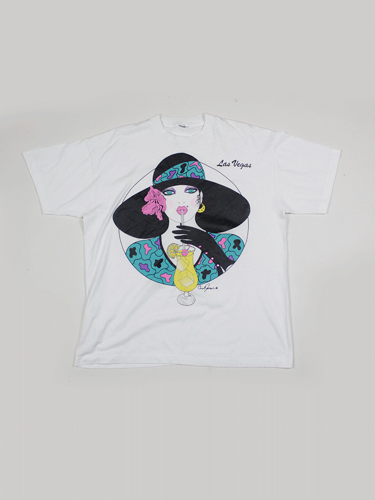 Chemise Vintage Las Vegas 1993 - Marque Miller - Taille M - Occasion Très Bon état