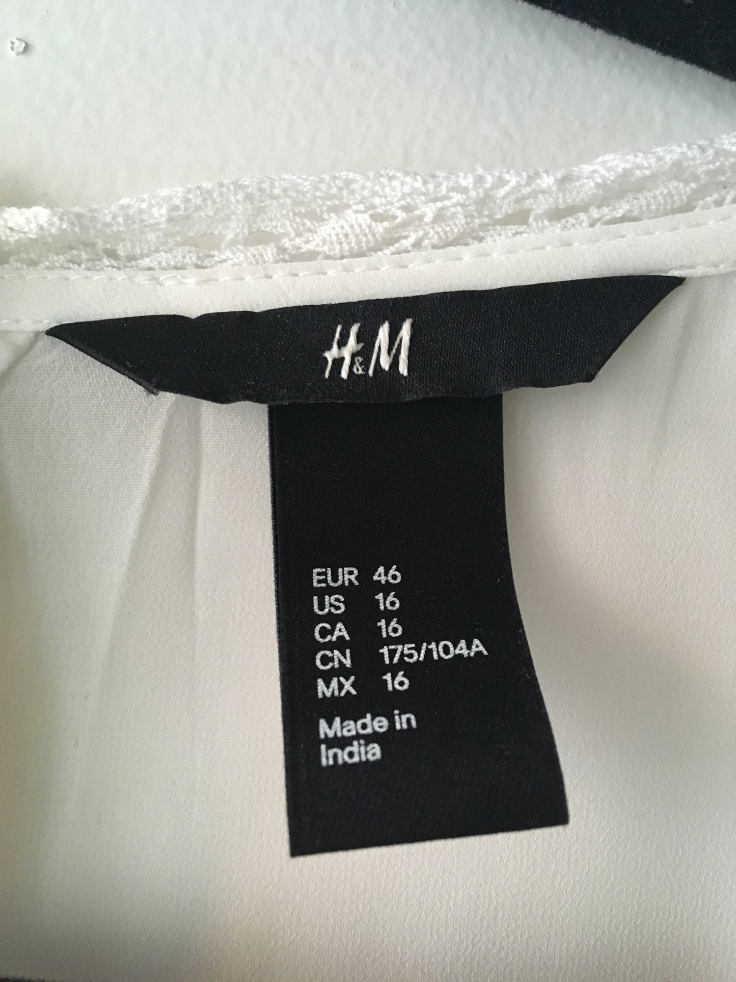 White Blouse with Lace