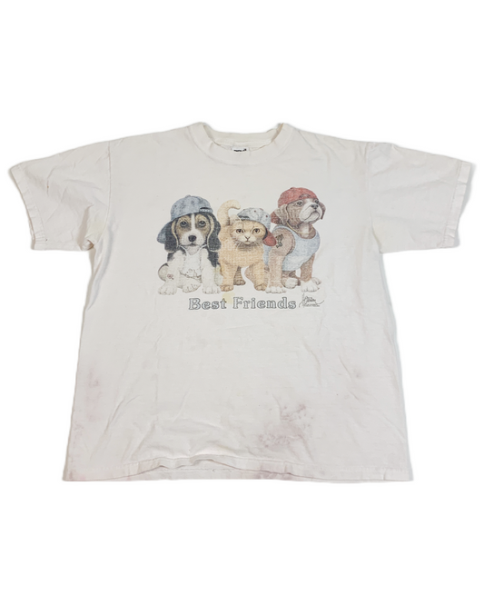 Playera Best Friends Puppies Vintage - M