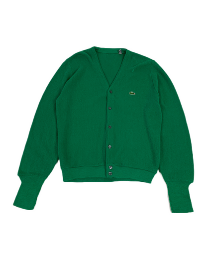 Lacoste Green Vintage Cardigan - L