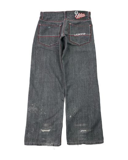 Joker Classic Embroidery Vintage Jeans - 32