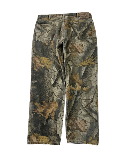 Wrangler Realtree Double Knee Vintage Camo Pants - 32