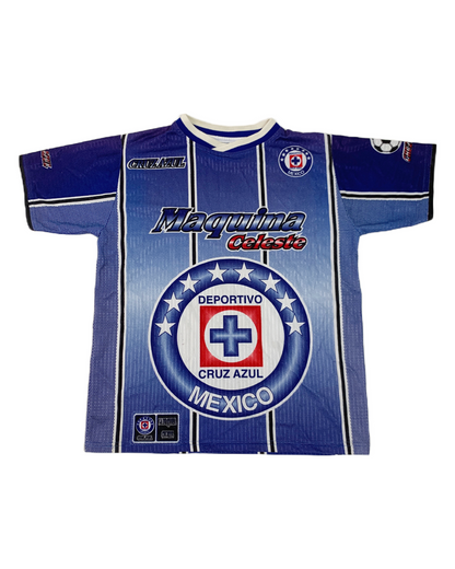 Jersey Cruz Azul Maquina Celeste Vintage - M