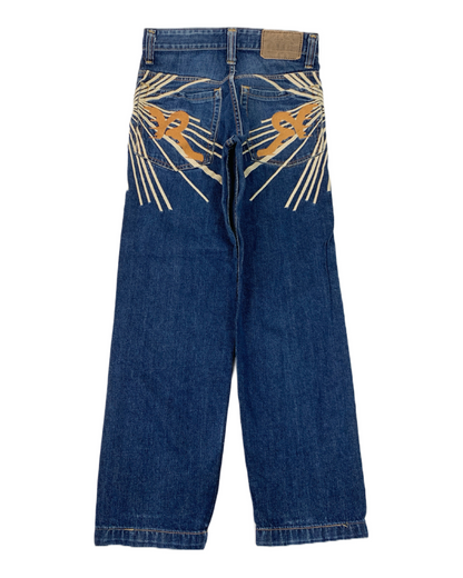 Rocawear Y2K All Over Embroidery Vintage Jeans - 30