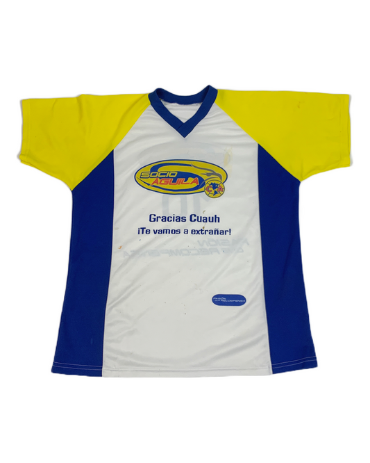 Jersey Socio Aguila Despedida Cuautemoc White 2014 - L