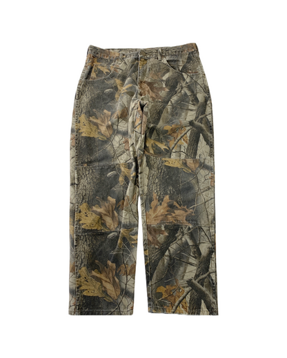 Wrangler Realtree Double Knee Vintage Camo Pants - 32