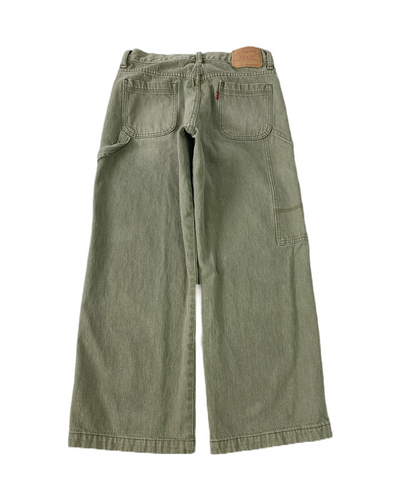 Levis Olive Carpenter Vintage Jeans - 28