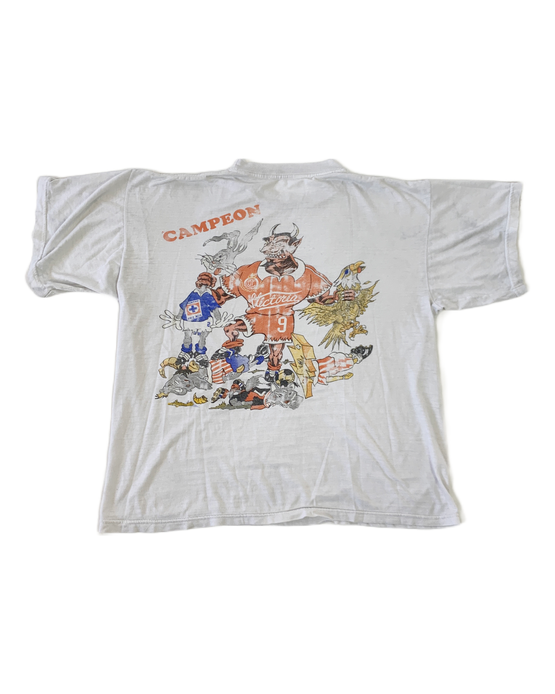 Toluca Campeon Toons Vintage T-Shirt - L