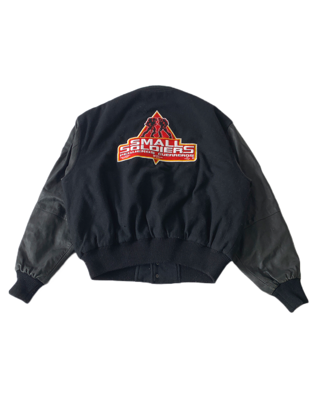 Small Soldiers Movie Promotional Vintage Bomber Leather Jacket - L