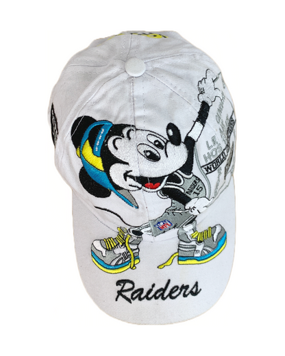 Mickey All Over Embrodery Raiders Vintage Hat