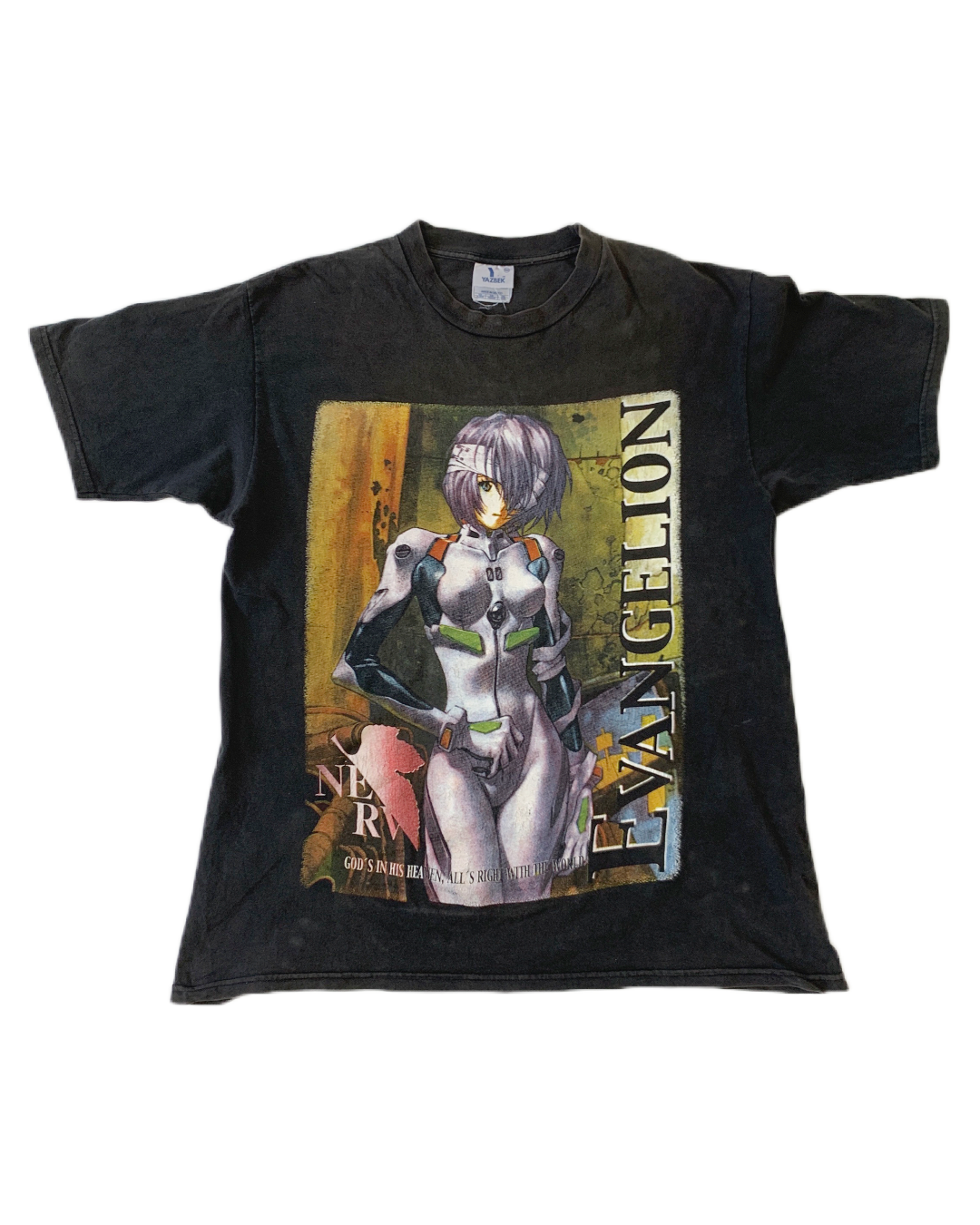 Evangelion Rei Ayanami Vintage T-Shirt - L