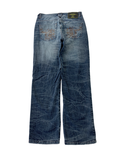 Phat Farm Y2K Embroidery Vintage Jeans - 34