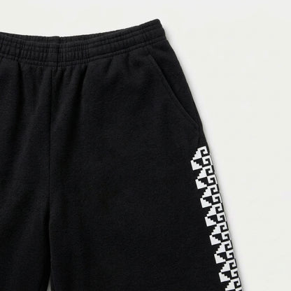 Stepped Baggy Shorts - Black