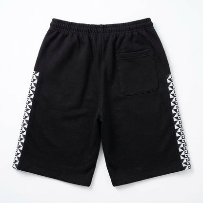 Stepped Baggy Shorts - Black