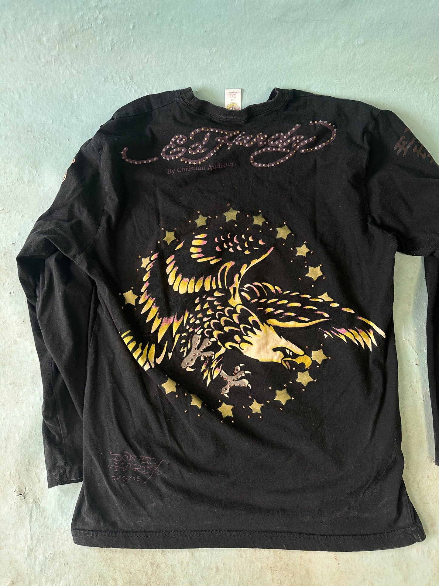 Playera Ed Hardy Tattoo Long Sleeve - XL