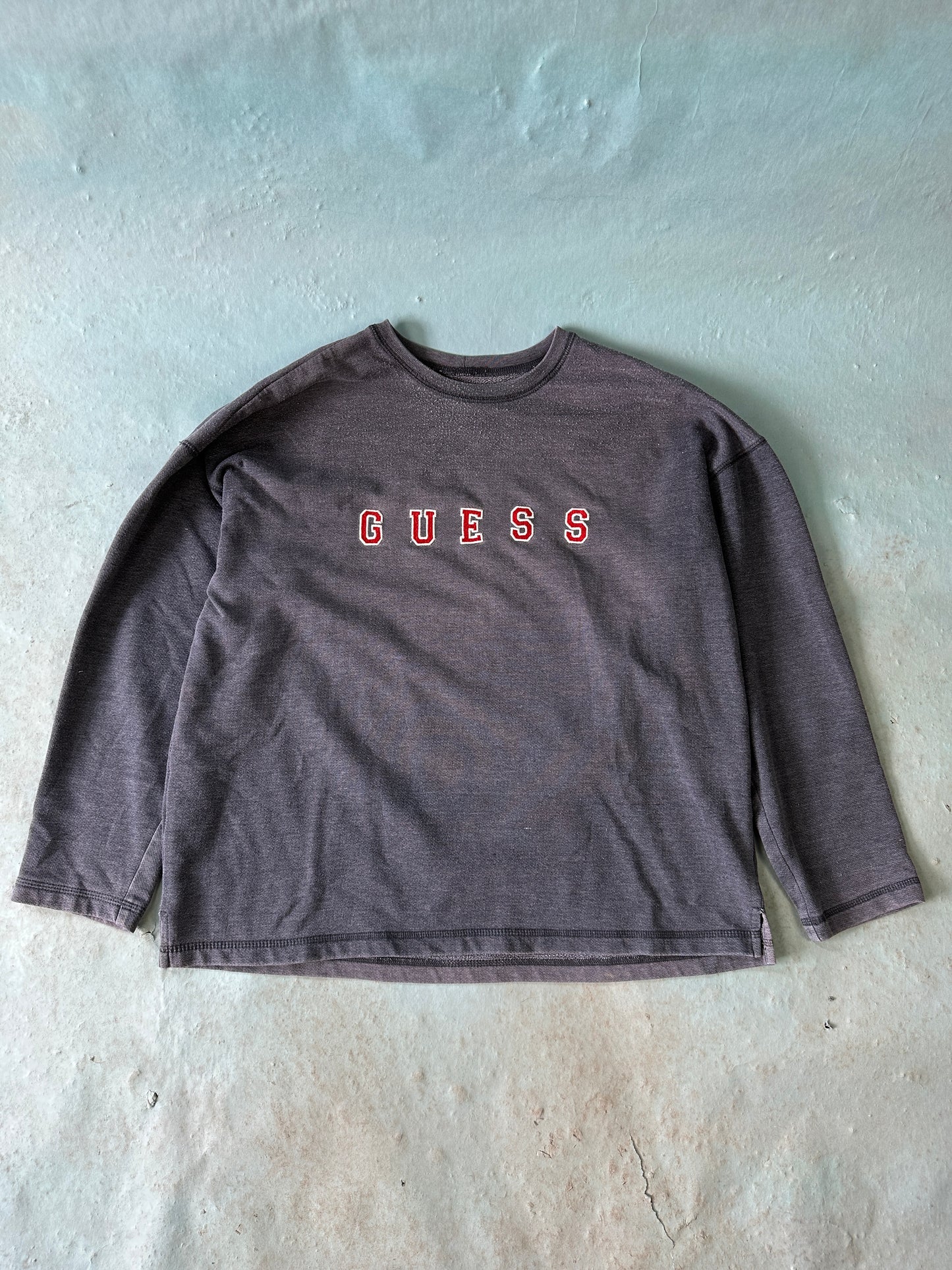 Guess Logo Vintage Crewneck - M