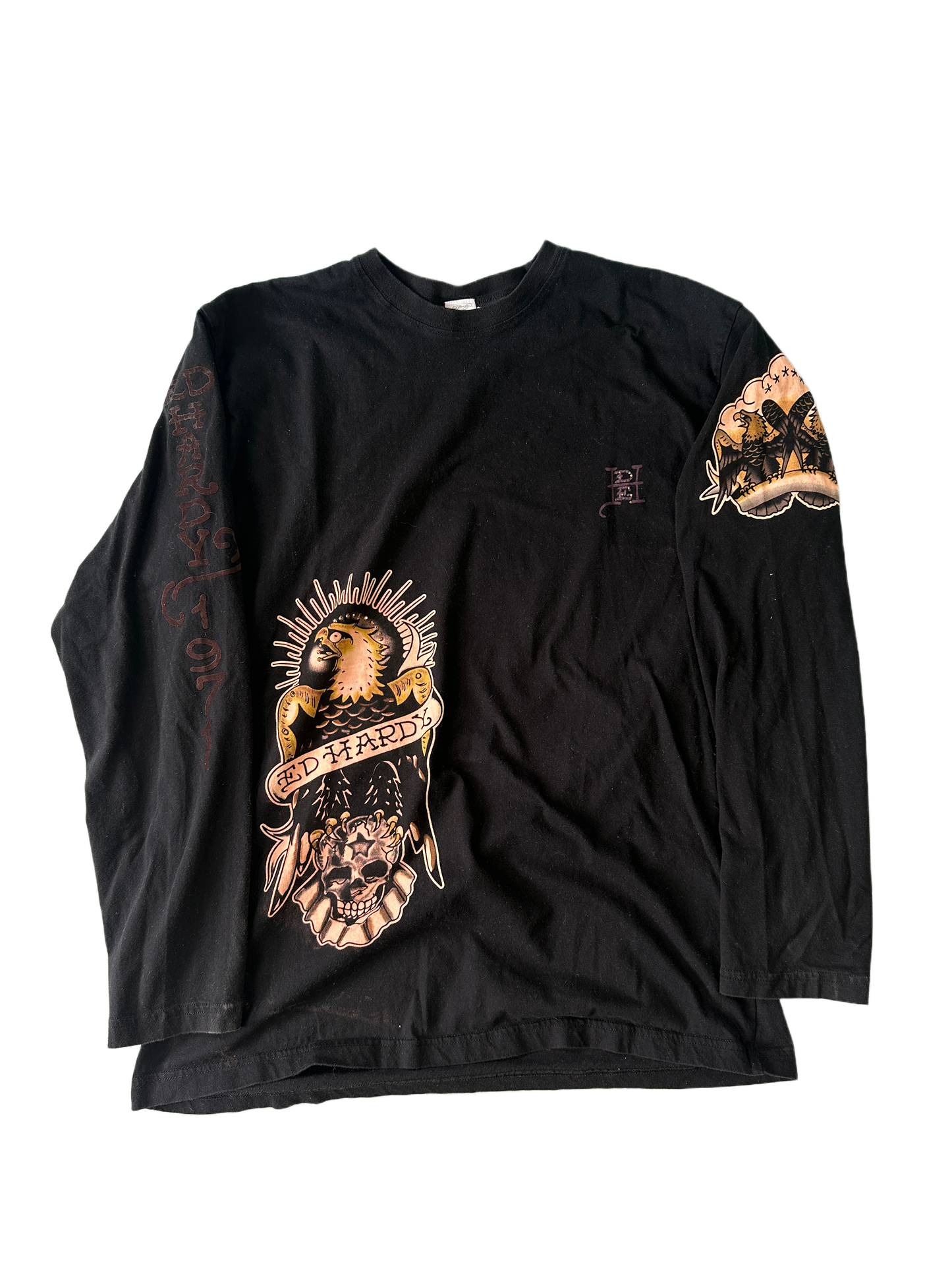 Playera Ed Hardy Tattoo Long Sleeve - XL