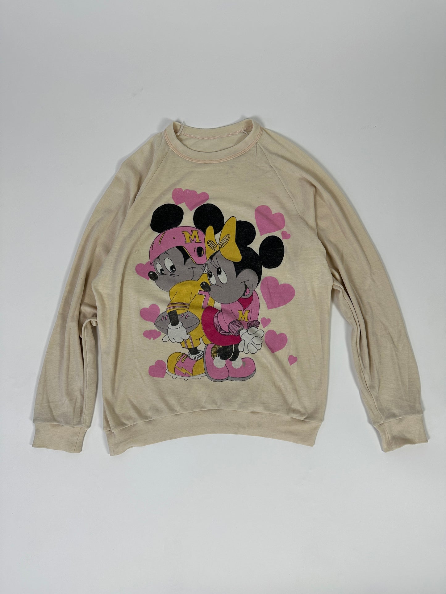 Sudadera Mickey Minnie 80's Vintage - L