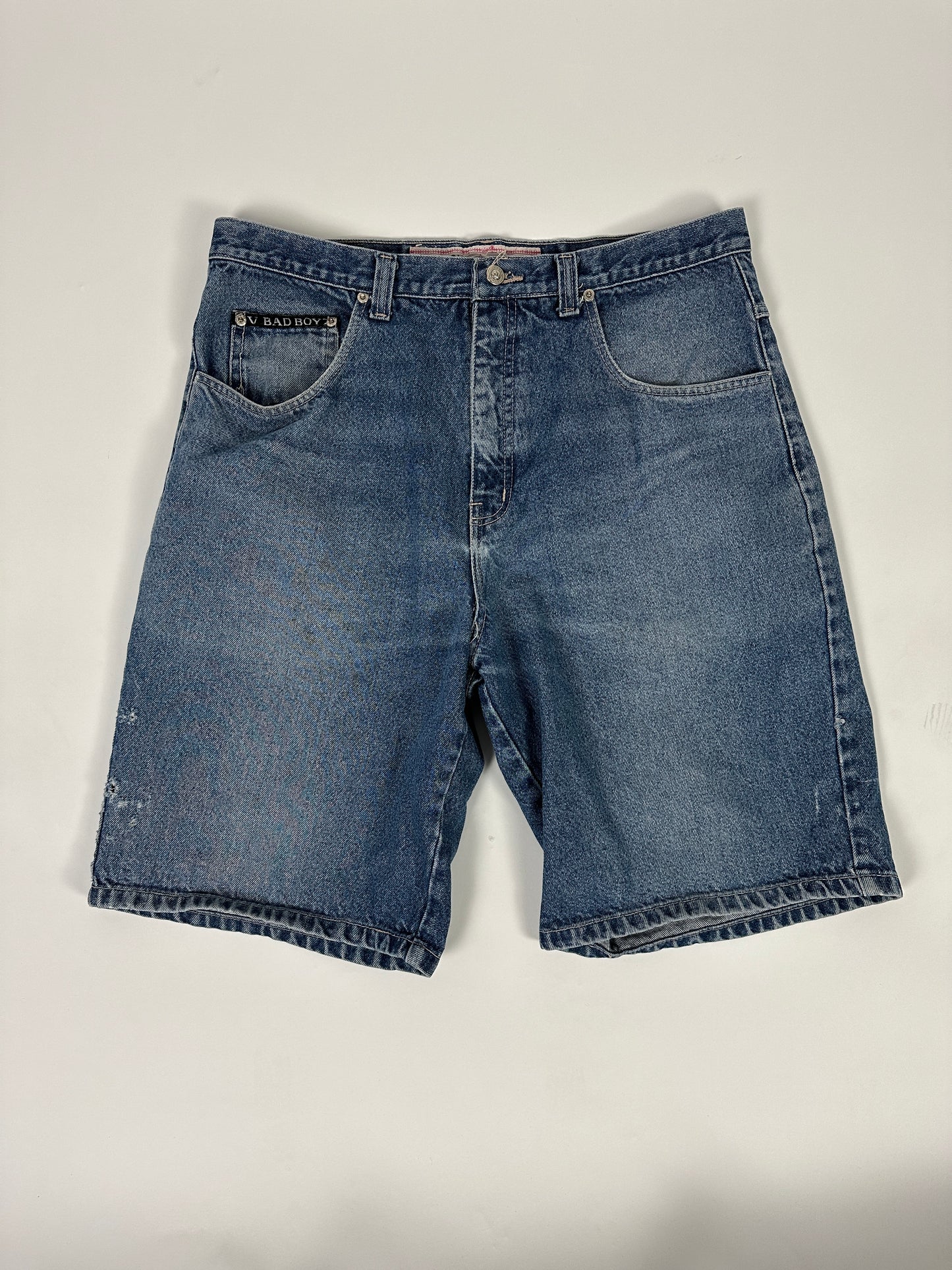 Bad Boyz Vintage Denim Shorts - 36