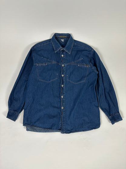 Marithe Girbaud Fracois Vintage Cowboy Denim Shirt - M