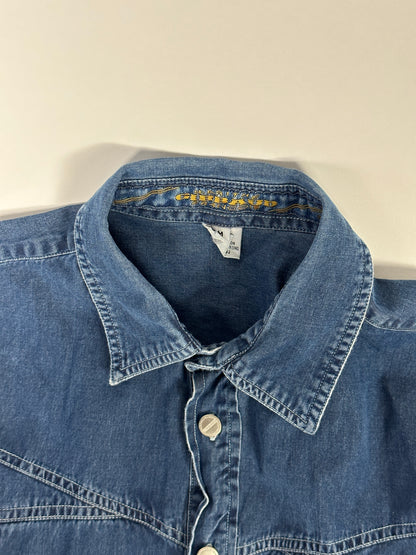 Marithe Girbaud Fracois Vintage Cowboy Denim Shirt - M