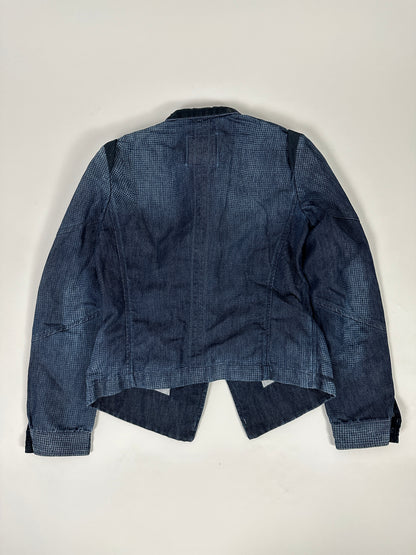 LE CASUAL Marithe Girbaud Fracois Vintage Denim Blazer - S