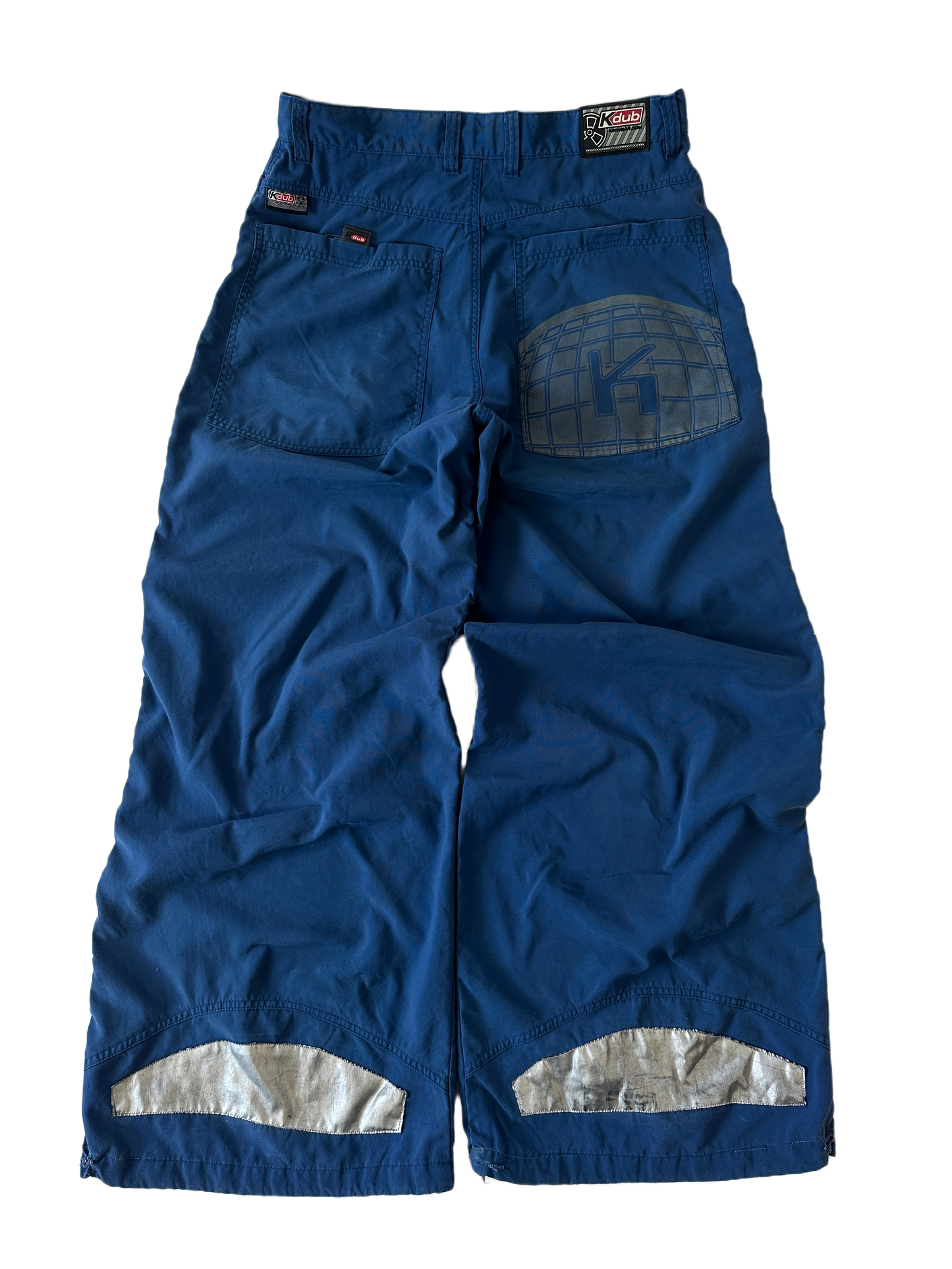 Kdub Kikwear Vintage Raver Baggy Flash Pants - 36