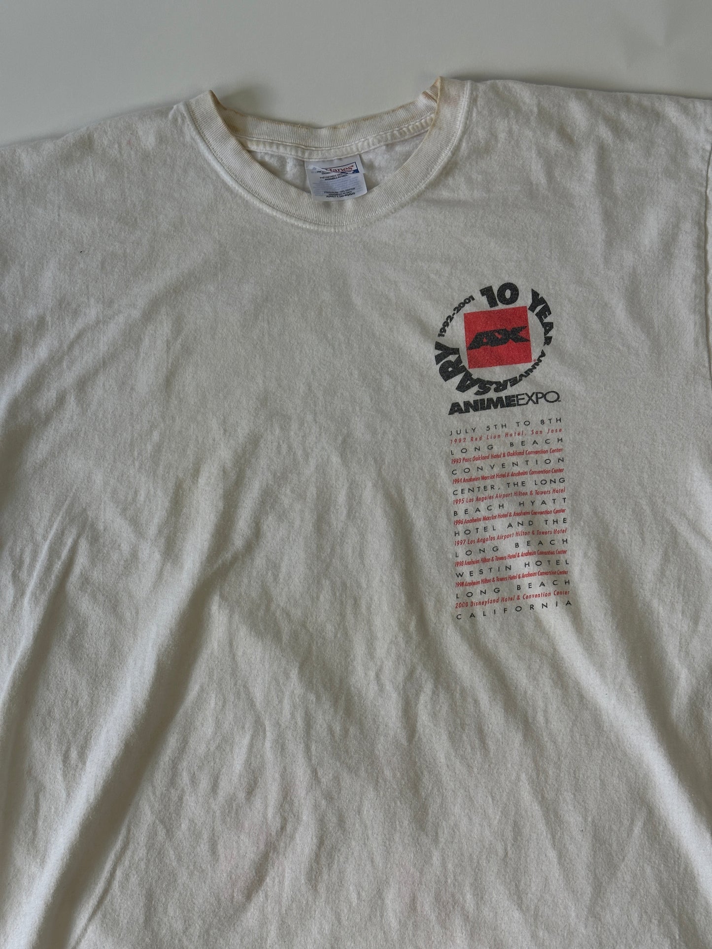 Playera Anime Expo 2001 Vintage - L