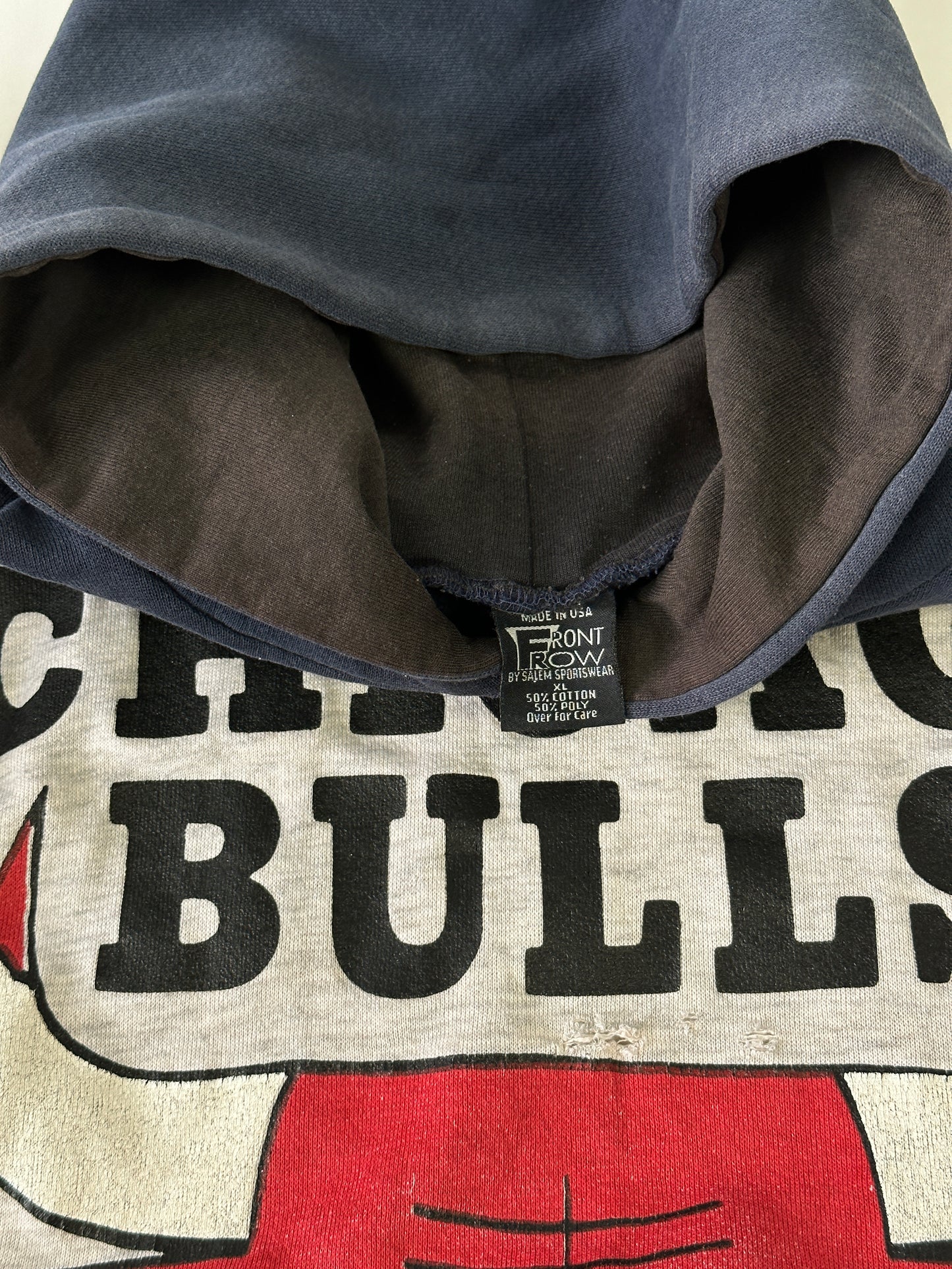 Chicago Bulls Salem Vintage Hoodie - XL