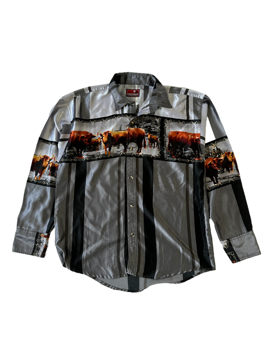 Greymax Toros Satin Vintage Shirt - L