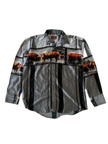 Greymax Toros Satin Vintage Shirt - L