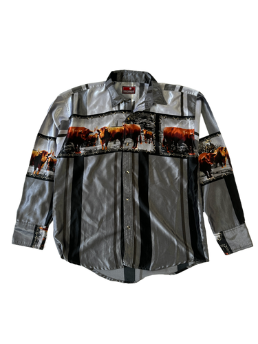 Greymax Toros Satin Vintage Shirt - L