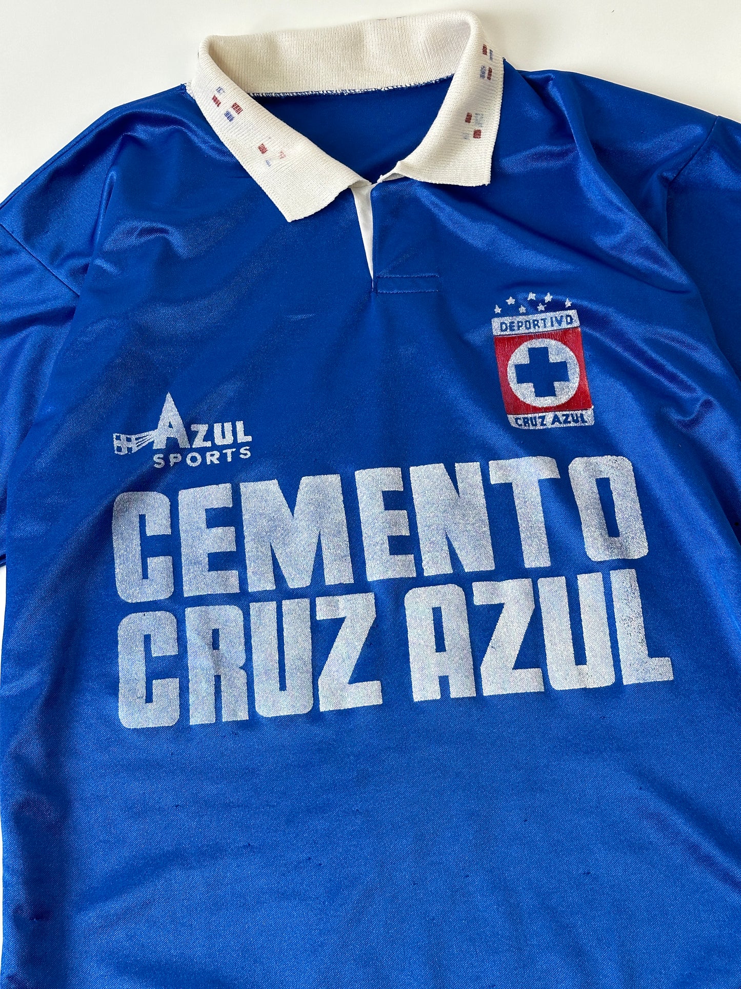 Jersey 1996 Cruz Azul Sports Vintage (J. Zamora #9) - L