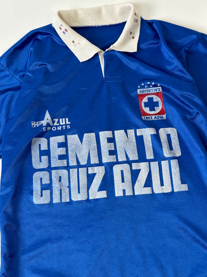 1996 Cruz Azul Sports Vintage Jersey (J. Zamora #9) - L