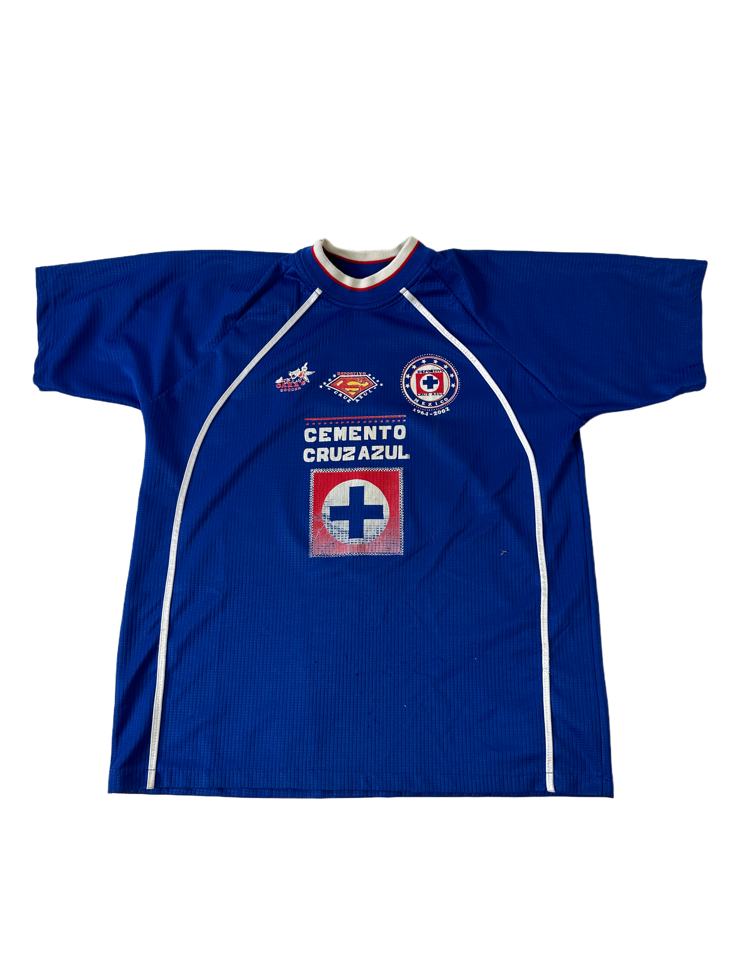 Jersey 2002 Cruz Azul  Vintage Porra Azul - L