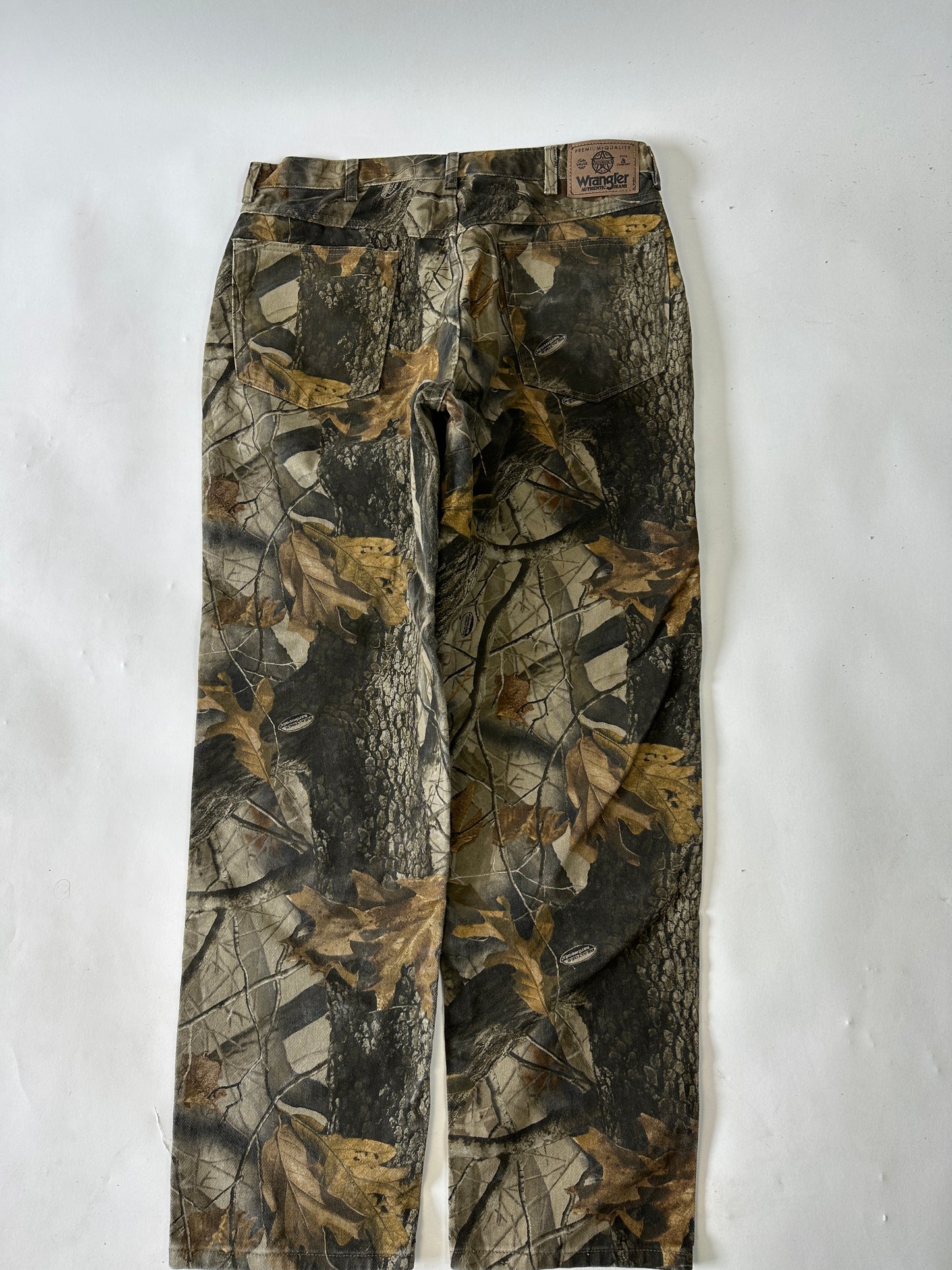 Wrangler Realtree Double Knee Vintage Camo Pants - 34 x 32