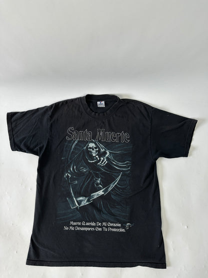 Playera Santa Muerte Vintage - L