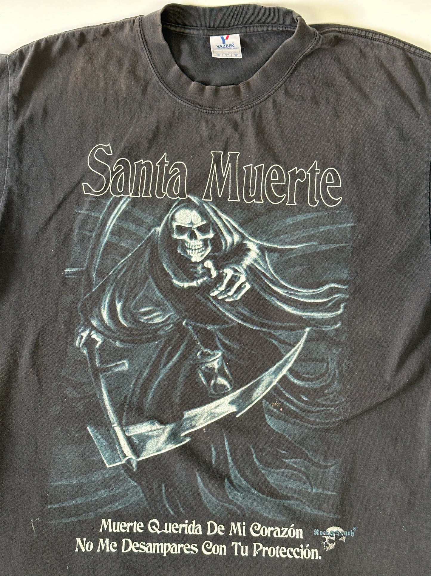 Playera Santa Muerte Vintage - L