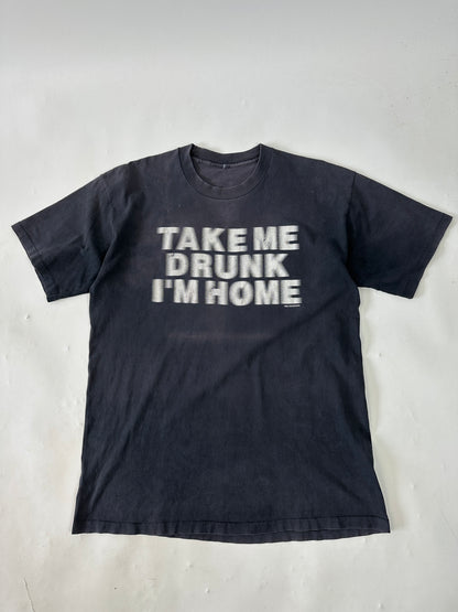 Take Me Drunk I'm Home Vintage T-Shirt - L