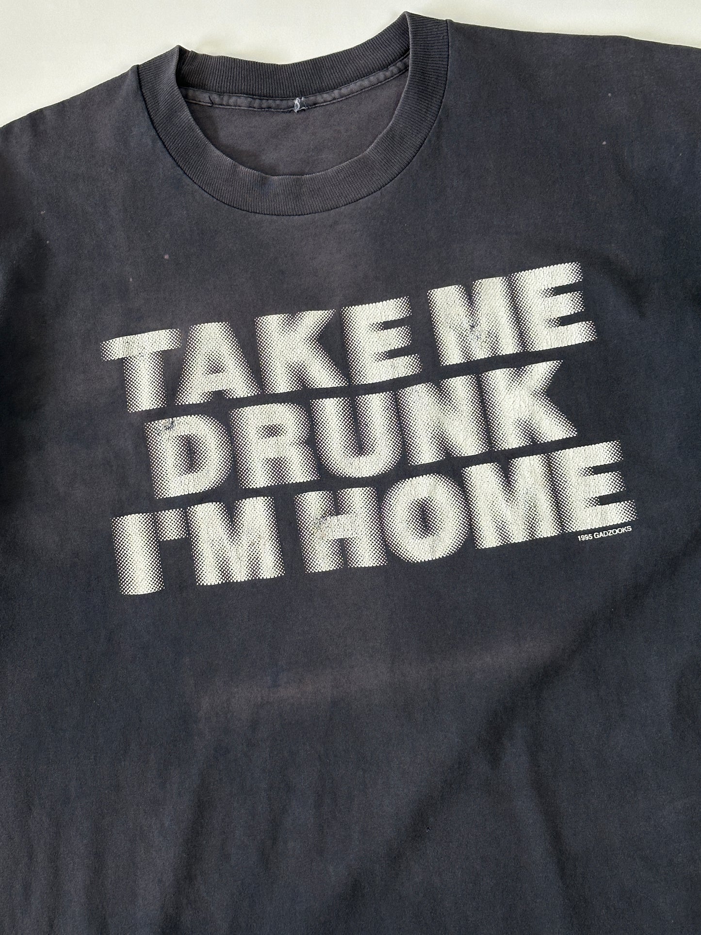 Take Me Drunk I'm Home Vintage T-Shirt - L