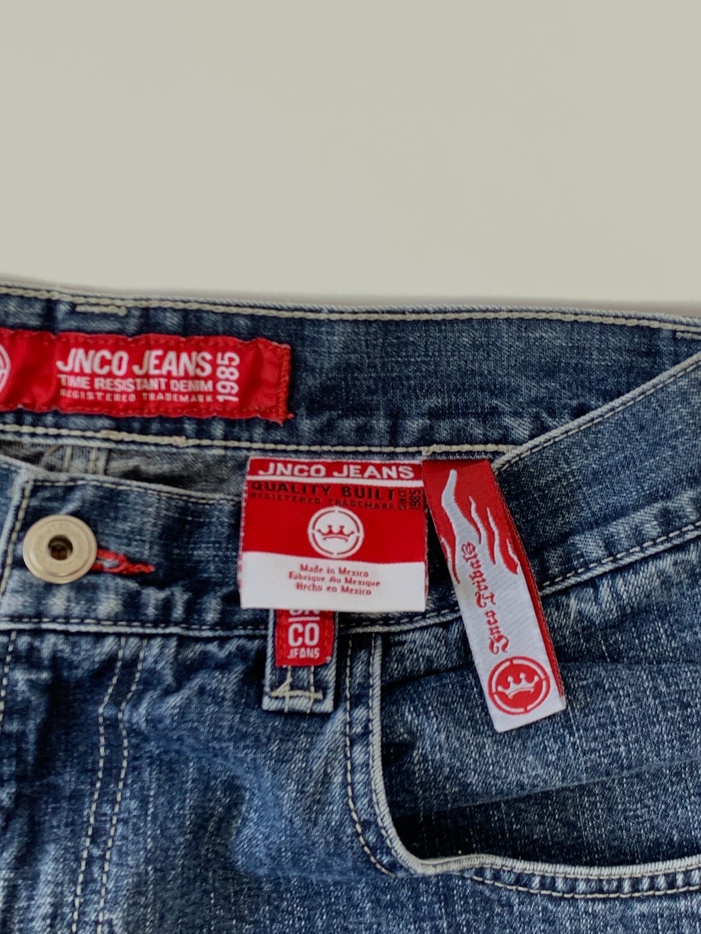 JNCO Logo Vintage Baggy Shorts - 32