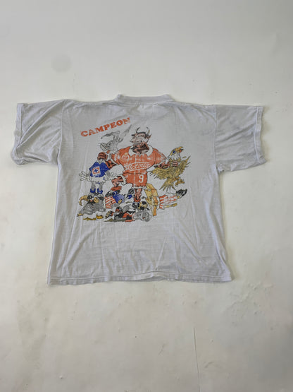 Toluca Campeon Toons Vintage T-Shirt - L