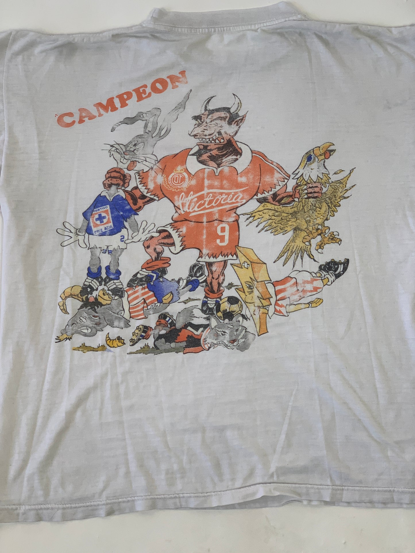 Toluca Campeon Toons Vintage T-Shirt - L